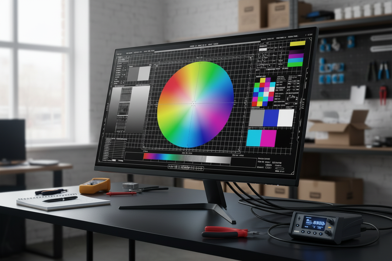 Monitor testing - natural look