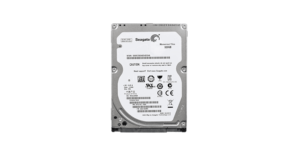 2.5" 320GB Sata Hard drive (Second-Hand) Refurbished