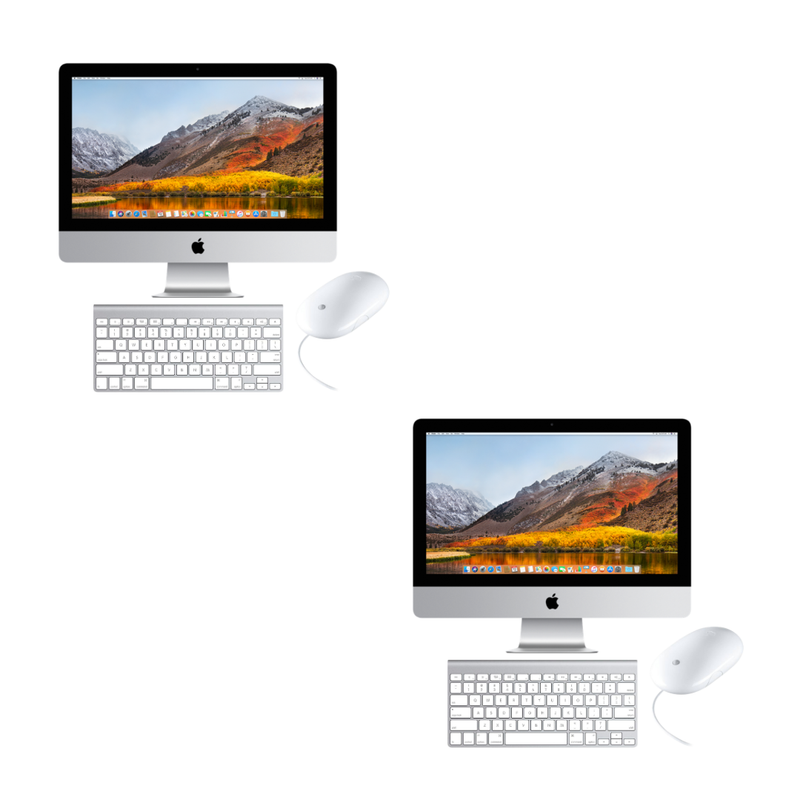 2x Apple 27-Inch, 2017 i5 iMac's | 2x Apple Wireless Keyboards | 2x Apple Wired Mice - JUST PC's