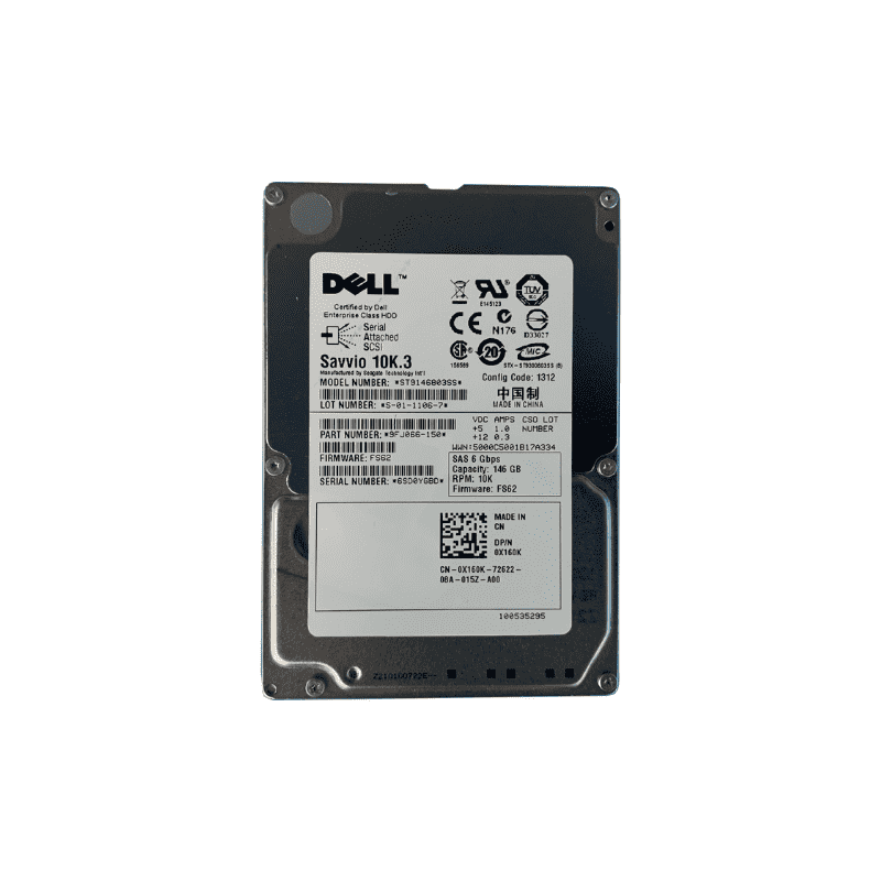 Dell Dell 146GB 2.5” SAS HDD 9FJ066-150 (Second-Hand) - Refurbished