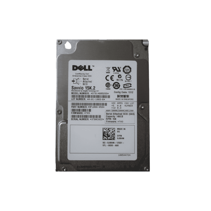 Dell Dell 146GB 2.5” SAS HDD 9FU066-050 (Second-Hand) - Refurbished