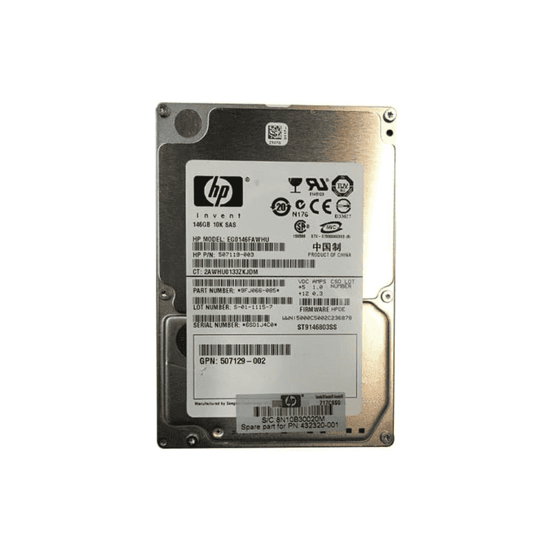 HP HP 146GB 2.5” SAS HDD 9FJ066-085 (Second-Hand) - F Refurbished