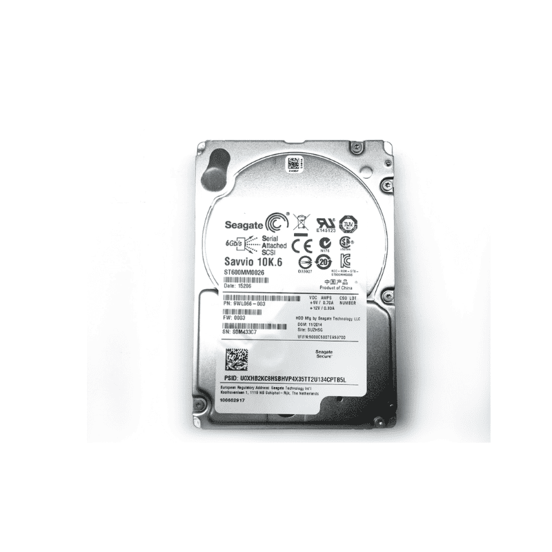 Seagate Seagate 600GB 2.5” SAS HDD 9WL066-003 (Second-Hand Refurbished