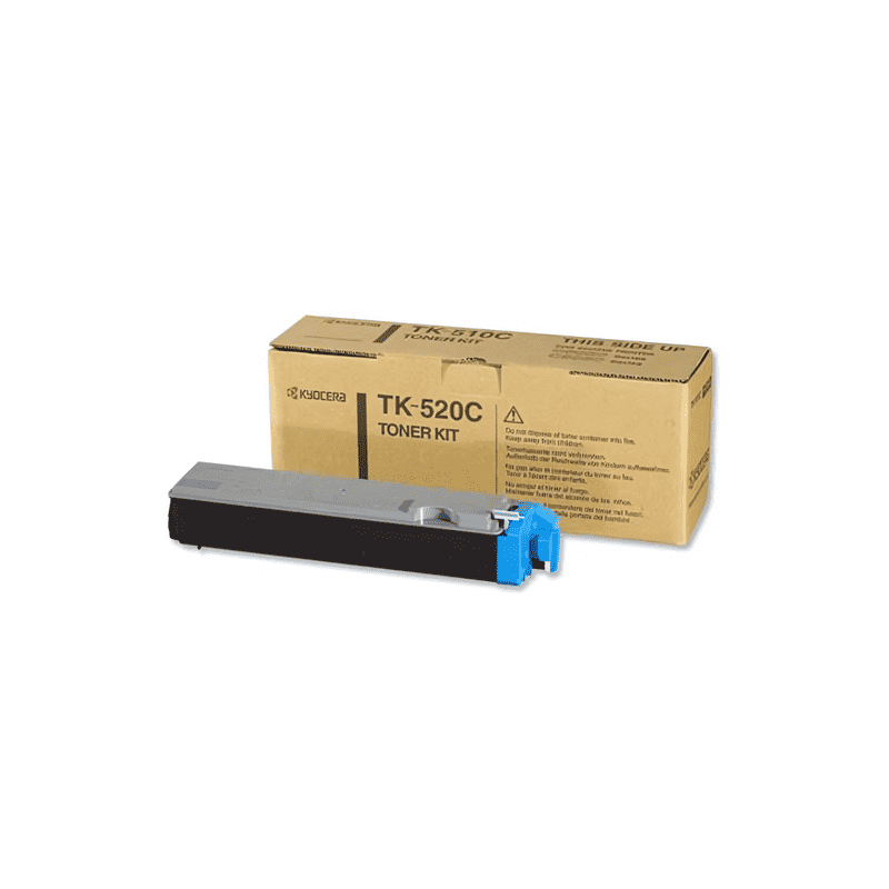Kyocera Kyocera TK-520C Cyan Toner Kit (Opened, Unused) Refurbished