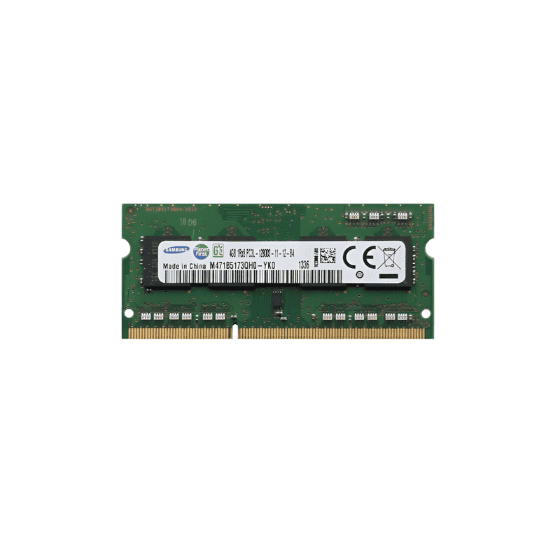Samsung Samsung 4GB DDR3 12800S SODIMM RAM (Second-Hand) Refurbished