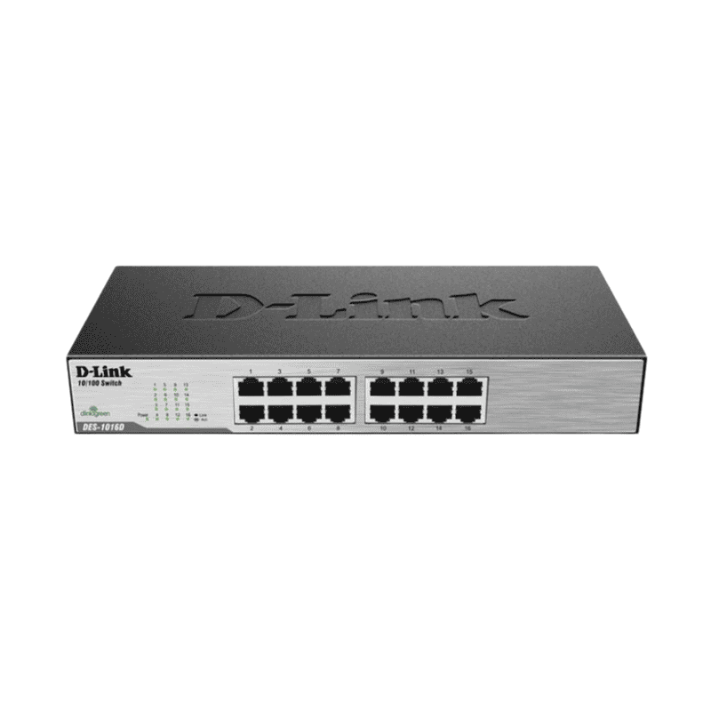 D-Link D-Link DES-1016D Unmanaged Switch (Refurbished) Refurbished