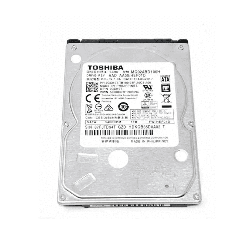 2.5" 1TB Sata Hard drive (Second-Hand) Refurbished