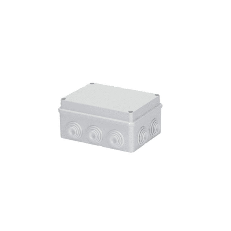 Enclosure Grey Lid C/W Stepped Glands (Sealed, Unused) Refurbished