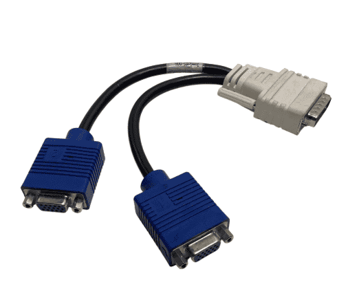 DMS-59 to Dual VGA Y-Splitter Cable (Second-Hand) Refurbished