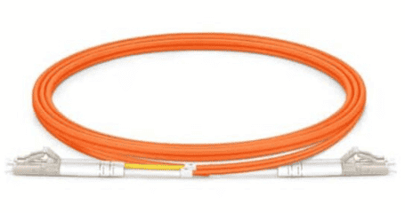 Maxxim LC-LC MM Duplex 3.0mm 2m Orange LSZH Fiber Optic Refurbished