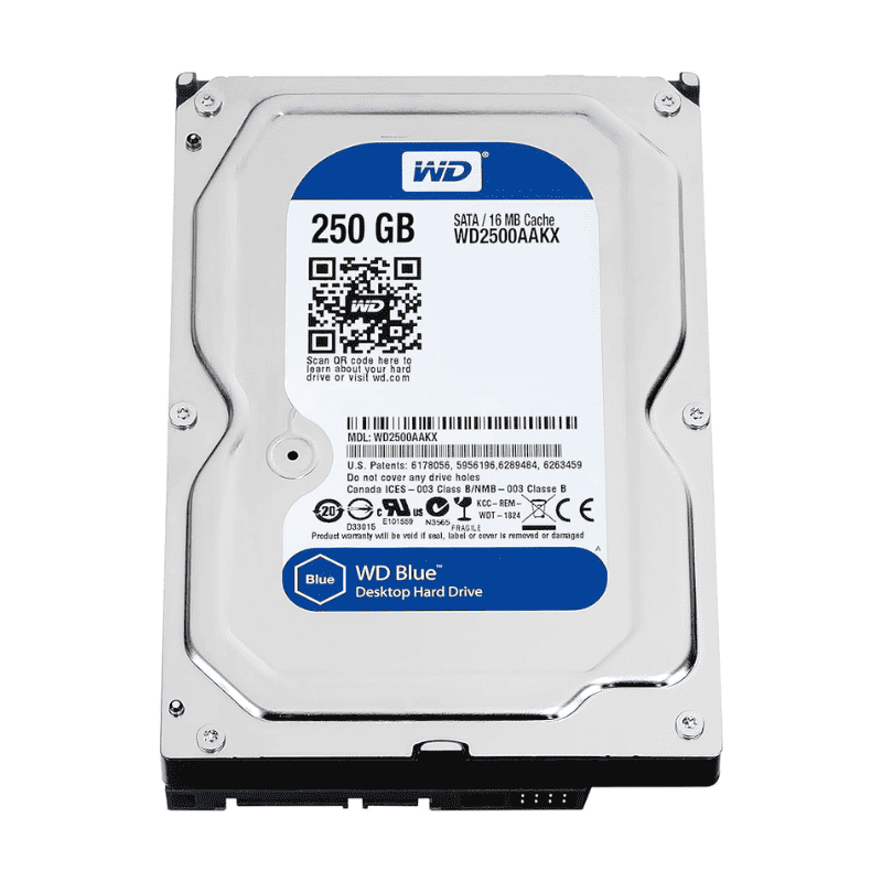 3.5" 250GB Sata Hard drive (Second-Hand) Refurbished